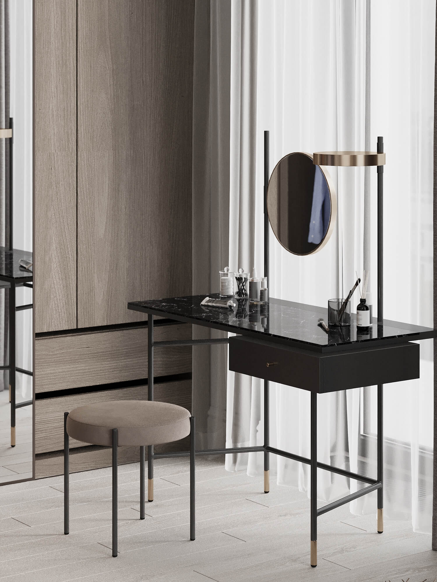 90㎡高级灰色系公寓设计 至素至简，气质非凡！-26