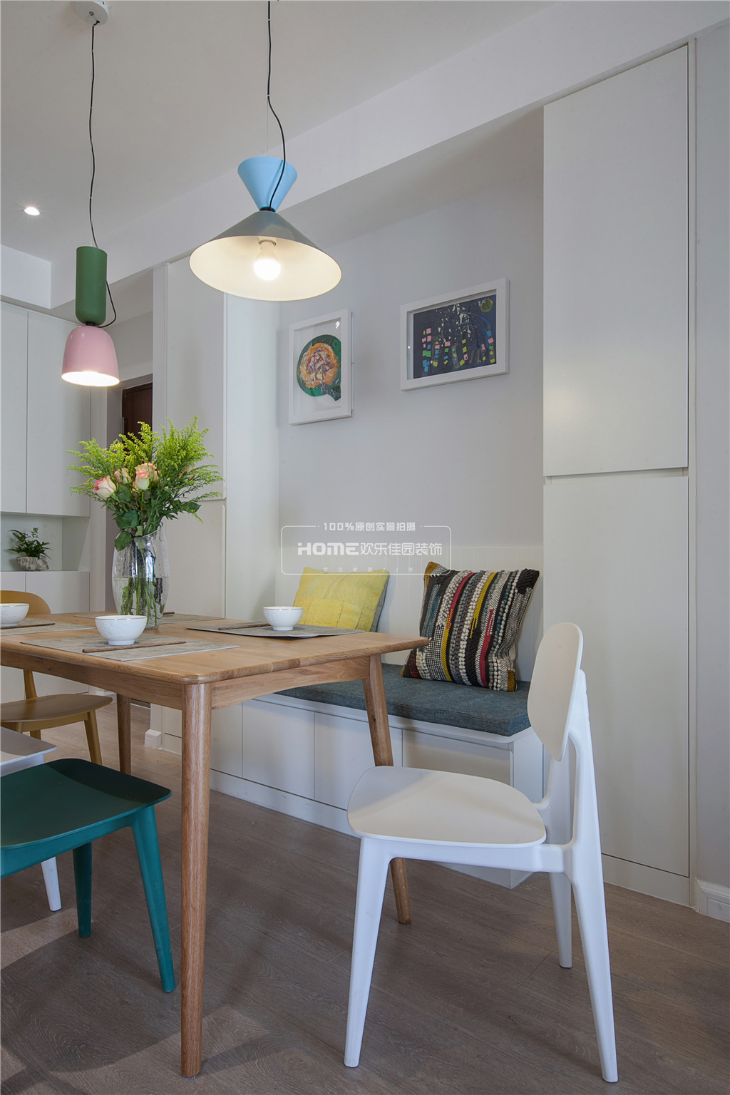 80 平北欧风润城家居,原木清新打造宽敞成长空间-27