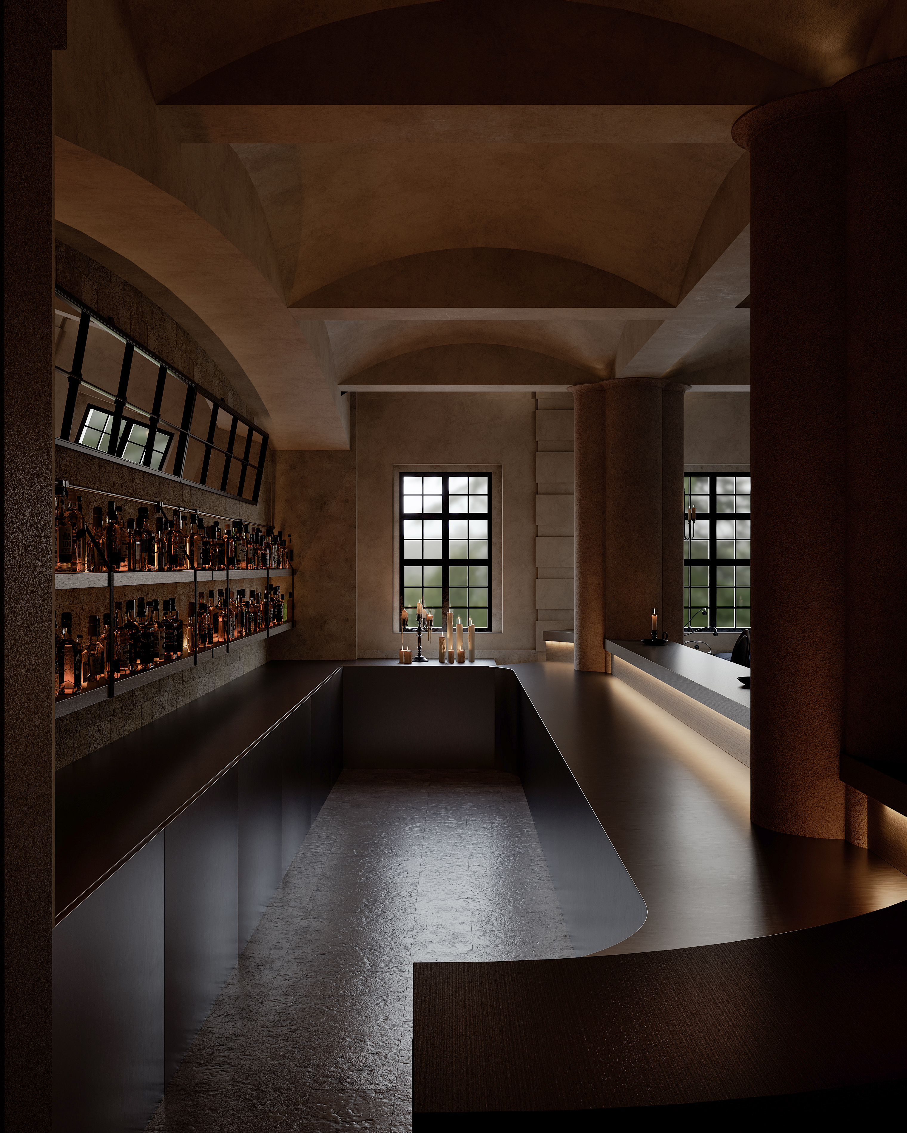 威士忌酒吧丨尺与匙空间设计-29