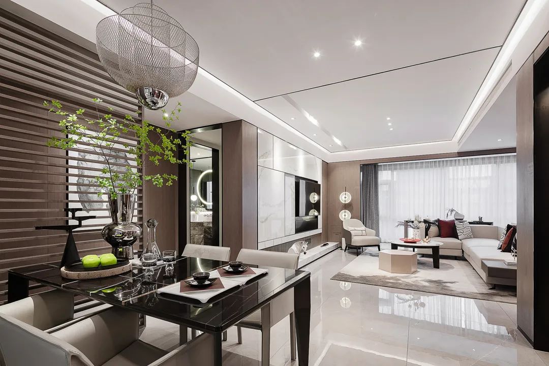 现代轻奢样板间，克莱因蓝演绎极致简约-15