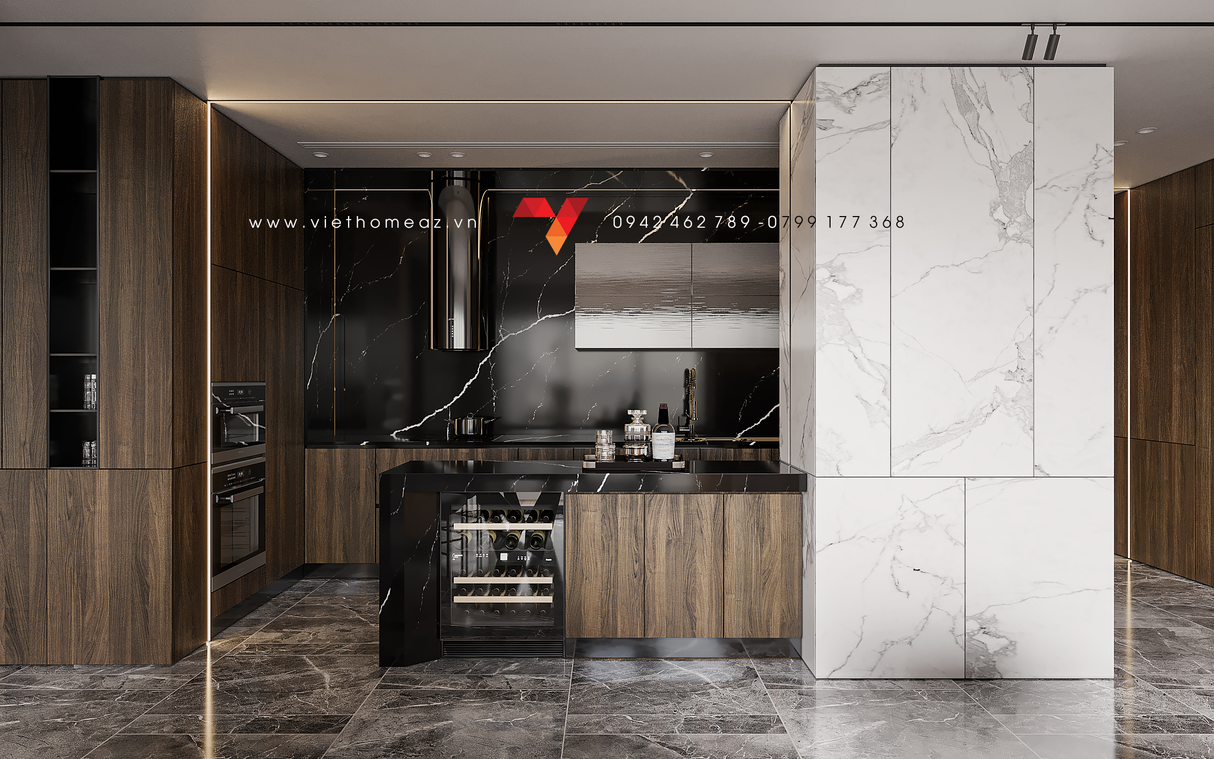 The Terra An Hung 公寓室内设计丨越南河内丨VietHome 建筑与室内设计公司-15