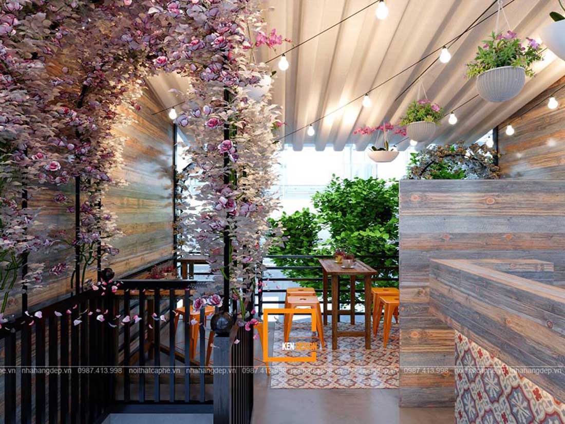 胡志明市花咖啡馆设计丨越南胡志明市丨Ken Design-20