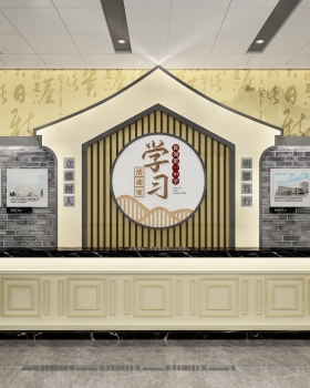 校史馆学校文化墙校园文化墙设计