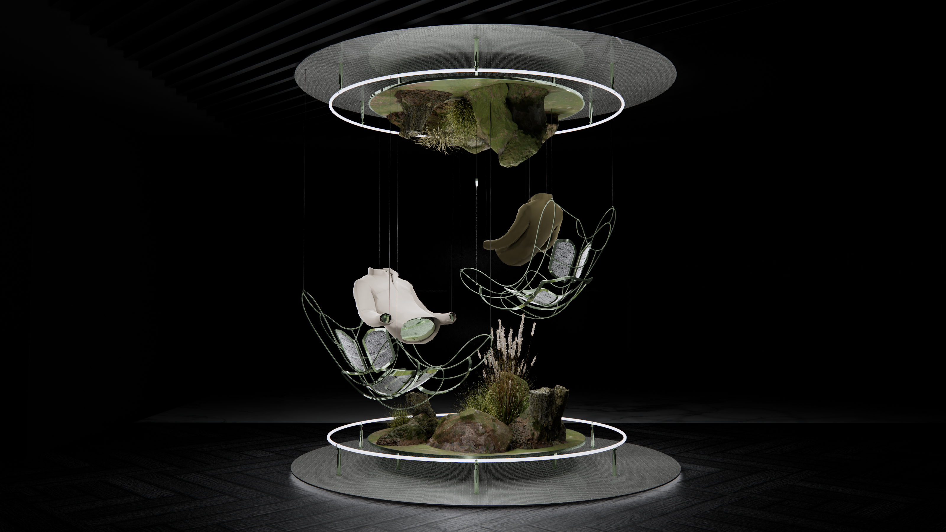 波司登舒适户外橱窗中岛边场设计-5