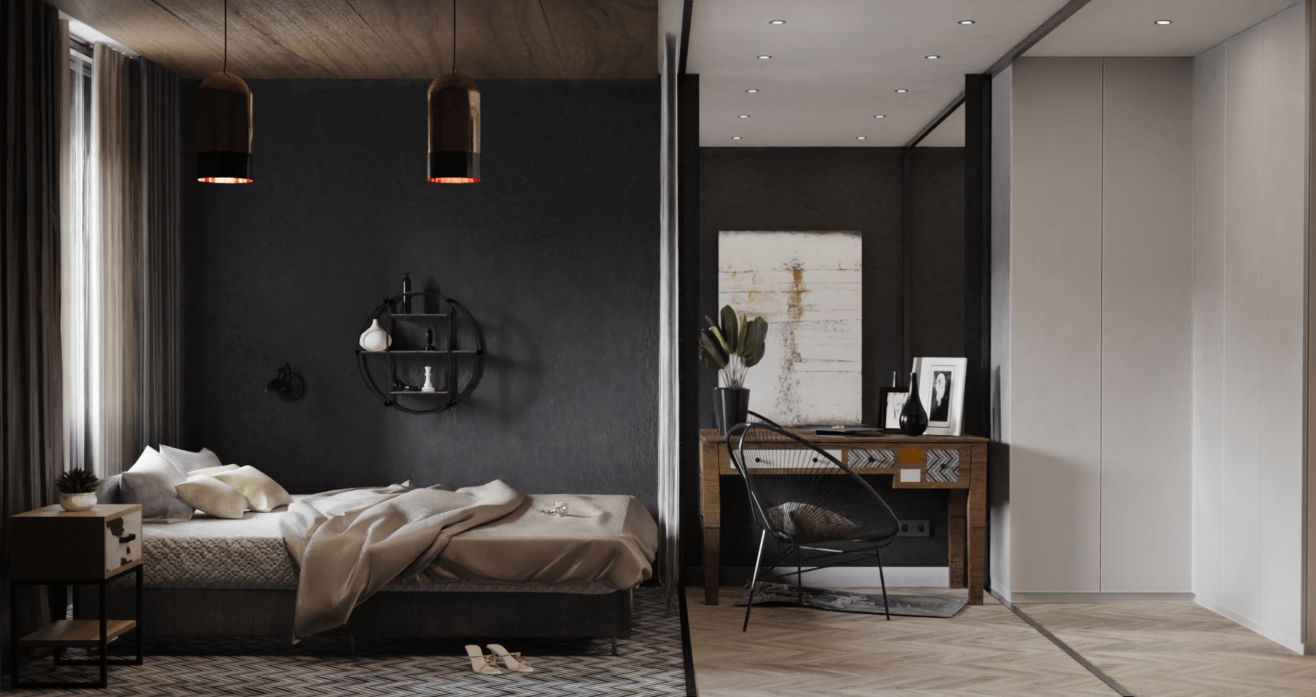 Threeroom apartment 设计与可视化丨Golubev Dmitriy-10