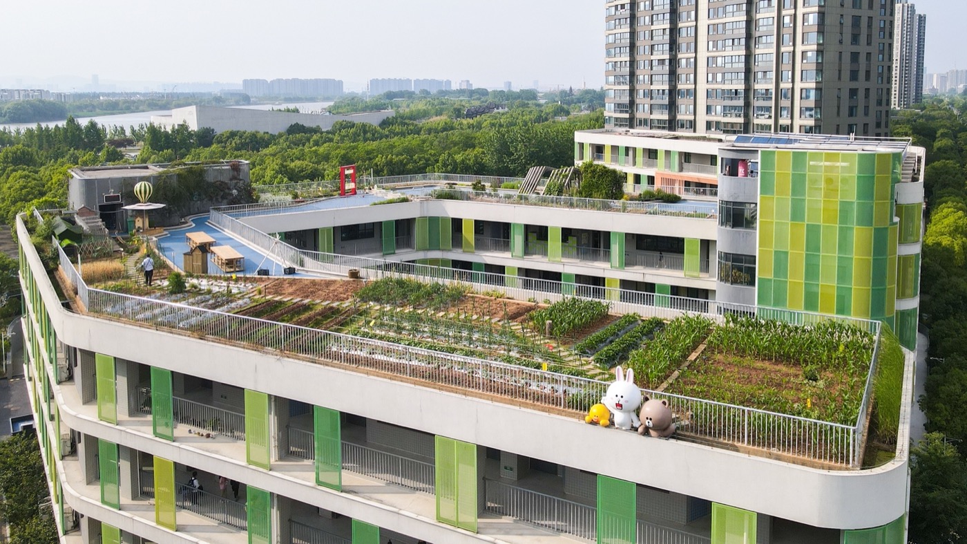 南京志远外语学校天空之园丨中国南京丨南京林业大学风景园林学院团队-10
