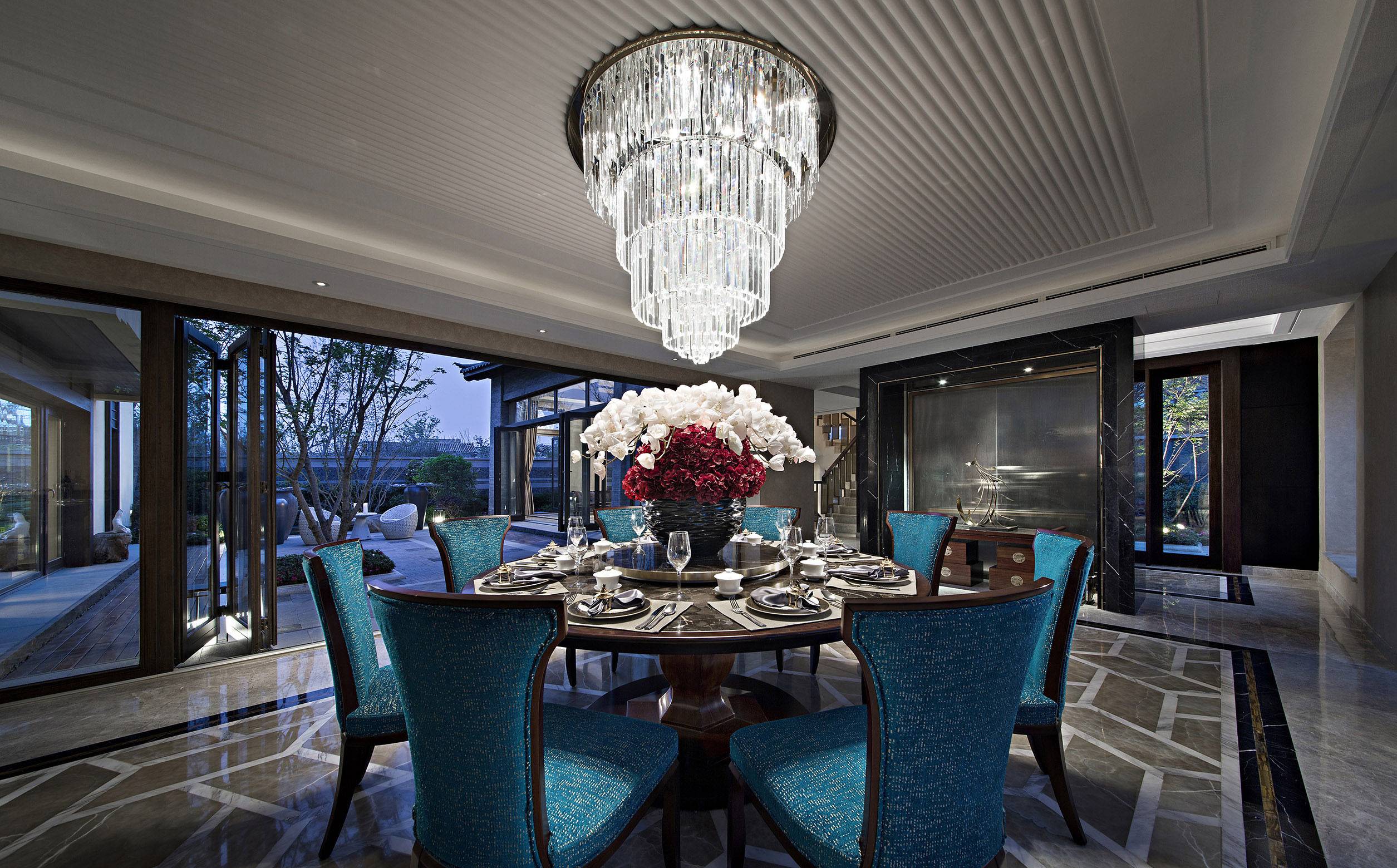 高清+梁志天麗江瑞吉別墅戶型IV新古典-3-4