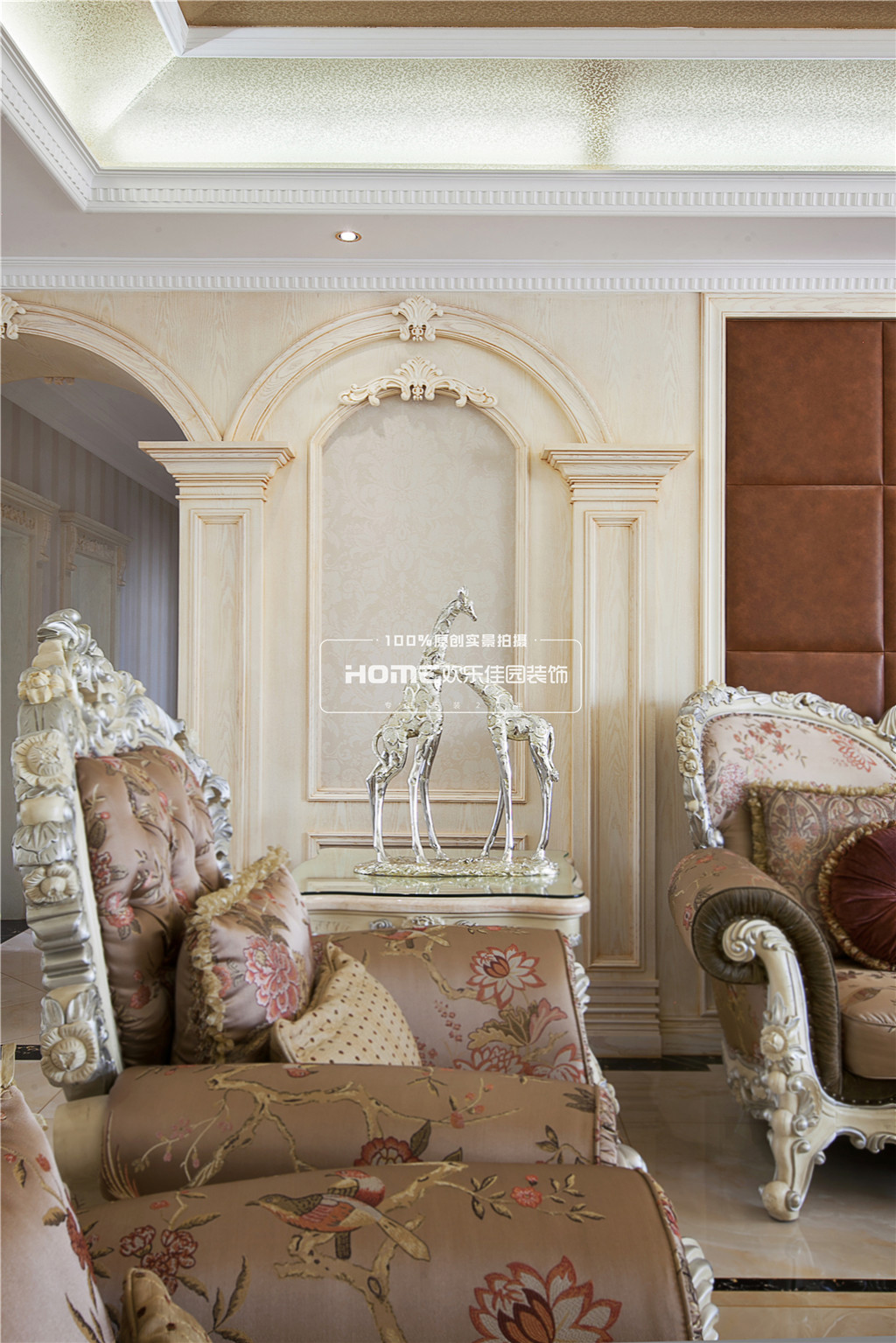 昆明丽水雅苑 85 平米欧式平墅设计，展现大宅尊贵气度-17