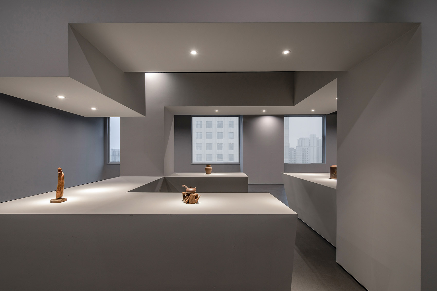 包头“折·廊”艺术中心丨蒙古丨班得建筑-23