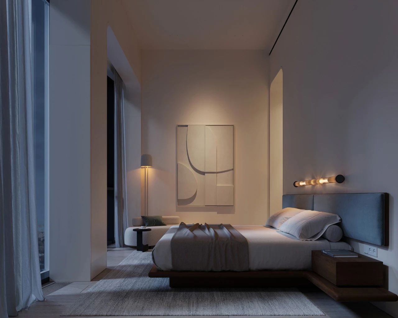 208㎡顶层大平层室内空间设计丨Babayants-29