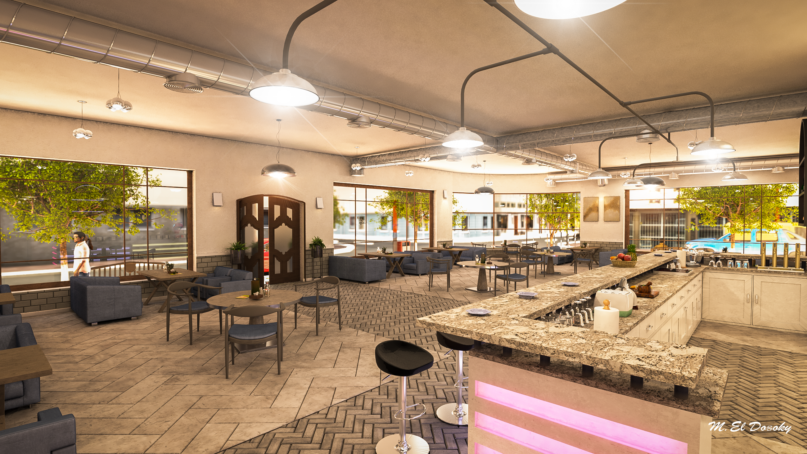 Restaurant and cafe (interior & exterior)-5