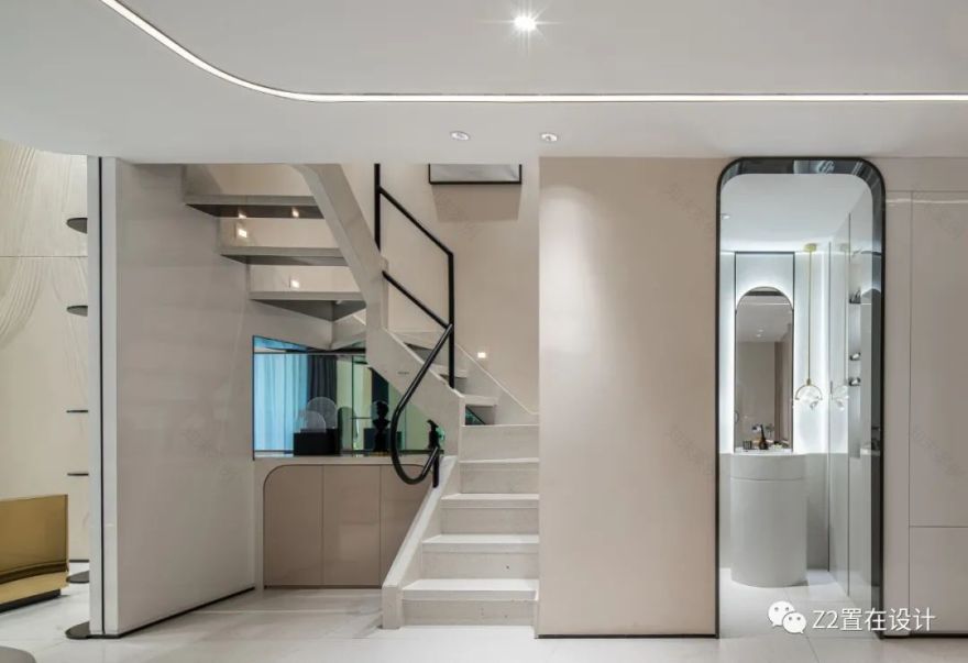 兰州铂悦花园 LOFT | 奶茶色温柔空间,优雅美妆博主生活-11