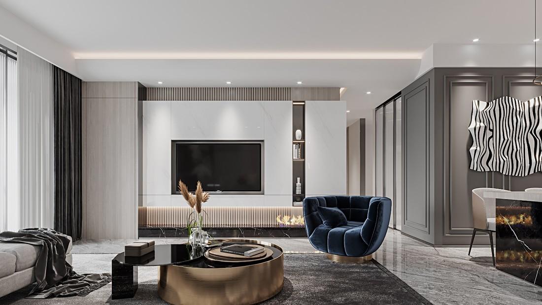 
南山I现代轻奢I森林空间 -3