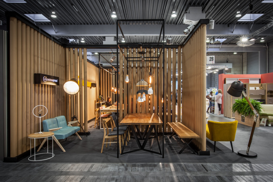 生态纸管打造的中欧最大家具展 50 平米展厅-8