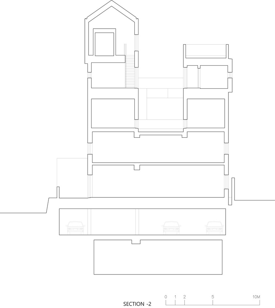 Aquarius Pyramid House | 韩国顶级影星的纪念碑式住宅设计-50