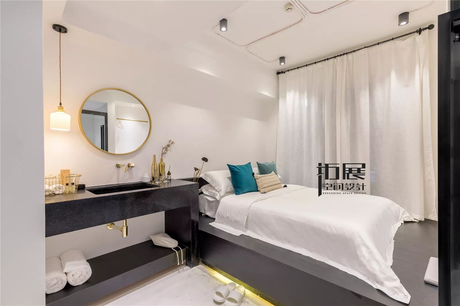 时代豪苑 — 60㎡名宿，前卫炫酷黑白灰-33