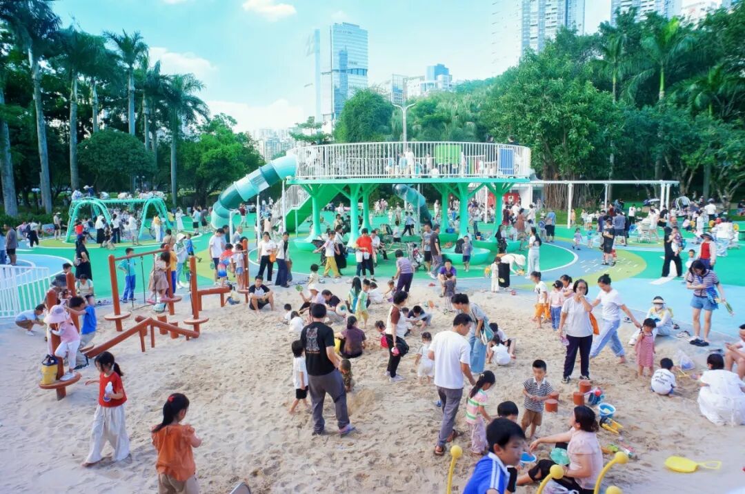 深圳城市记忆洪湖公园：荷塘月色主题儿童乐园丨龙祥康体设计施工整体案例-45