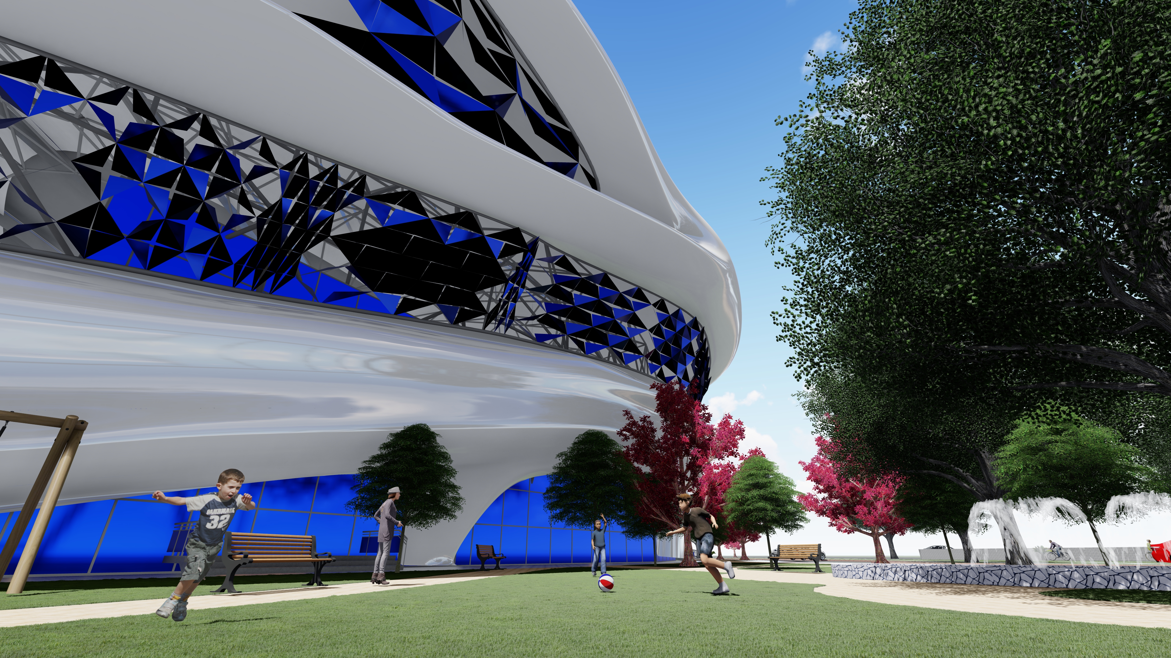 竞技场体育馆丨埃及丨Ain Shams University 建筑系-20