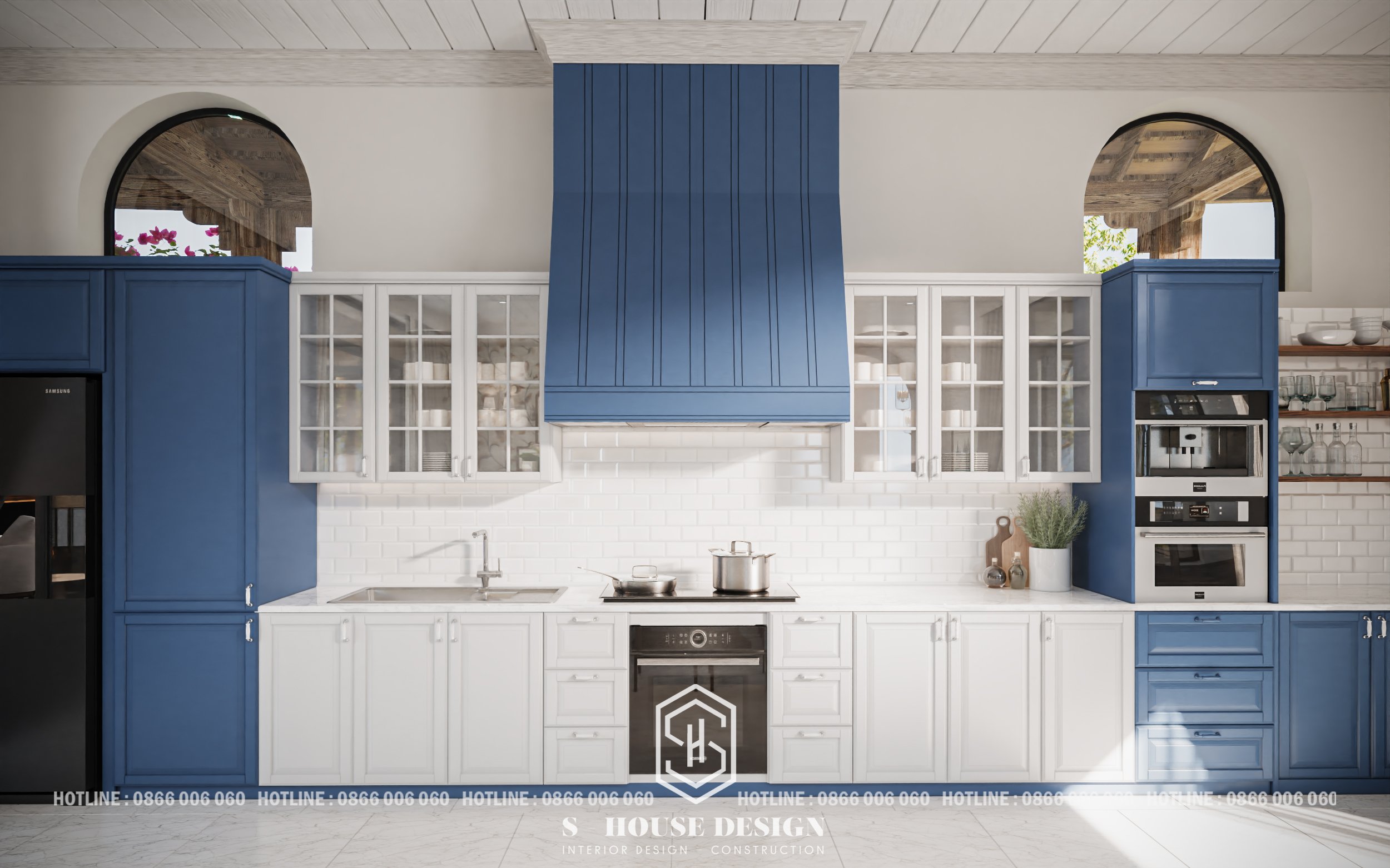 Interior design of Mediterranean garden villas-6