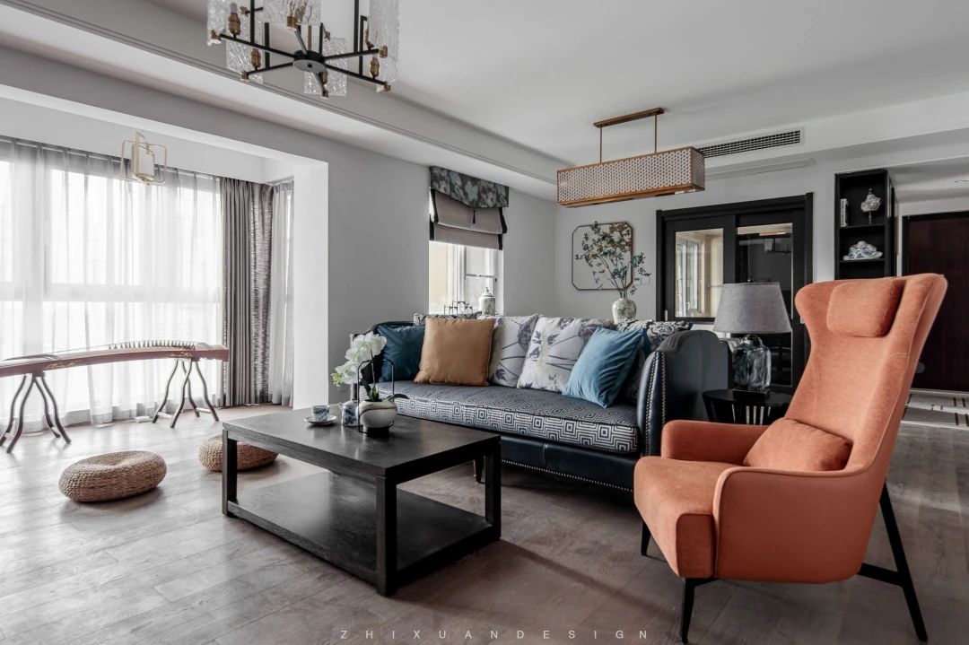 120 平禅意轻中式装修风格丨中国成都丨成都志轩-16