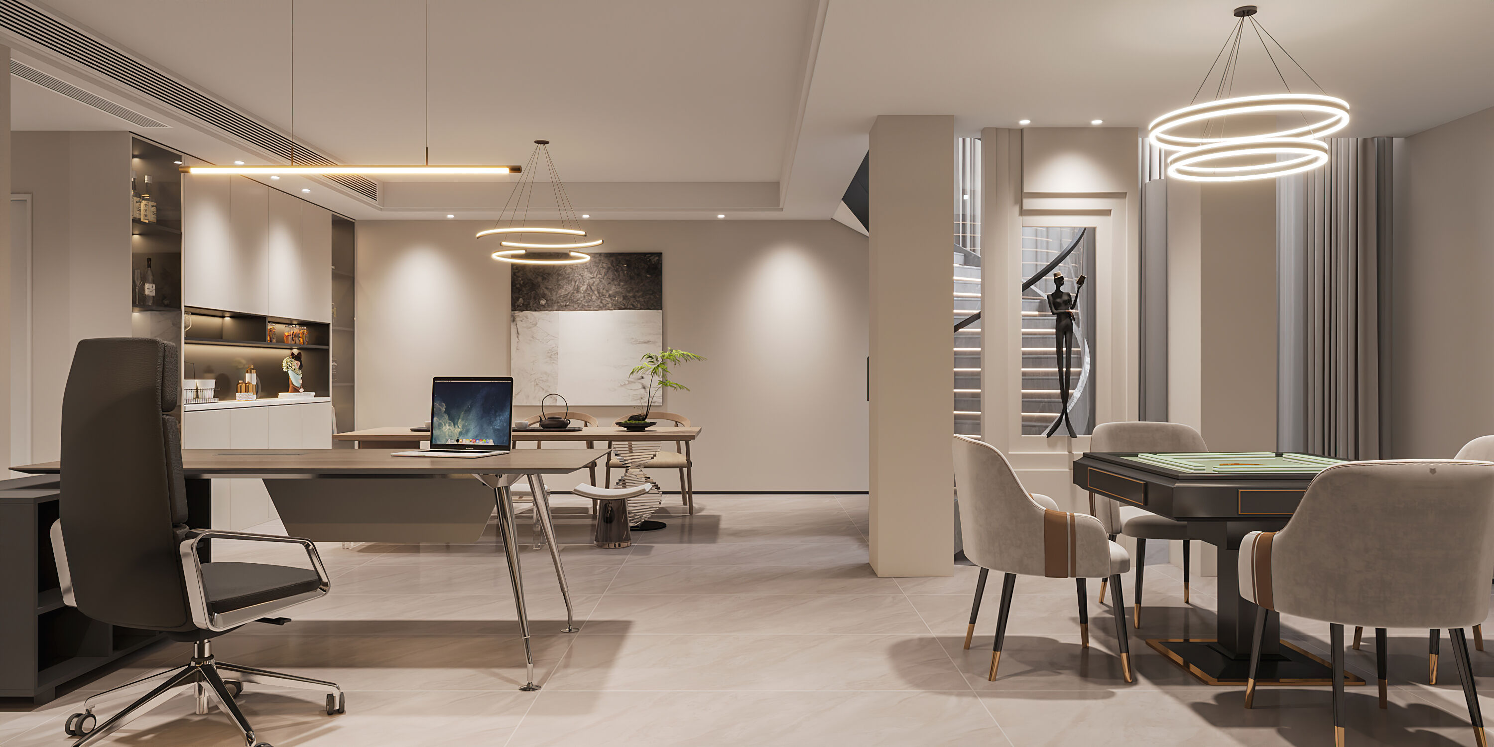 现代意式轻奢客餐厅-4