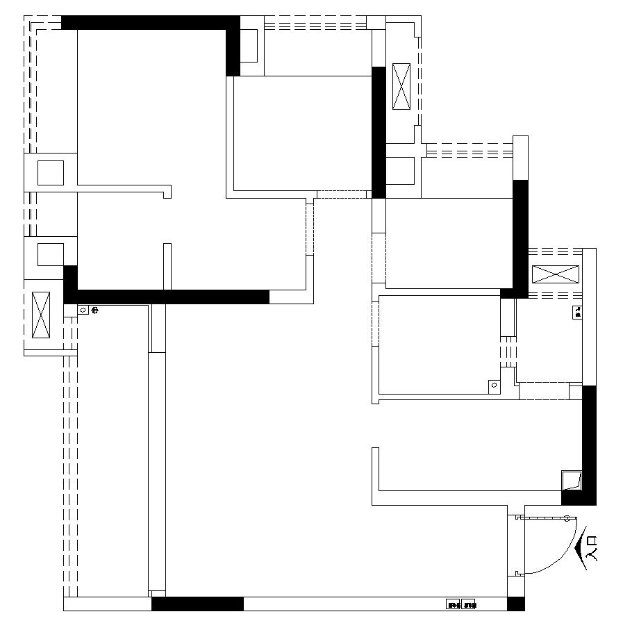 无向空间设计｜小三室爆改浪漫单身公寓-19