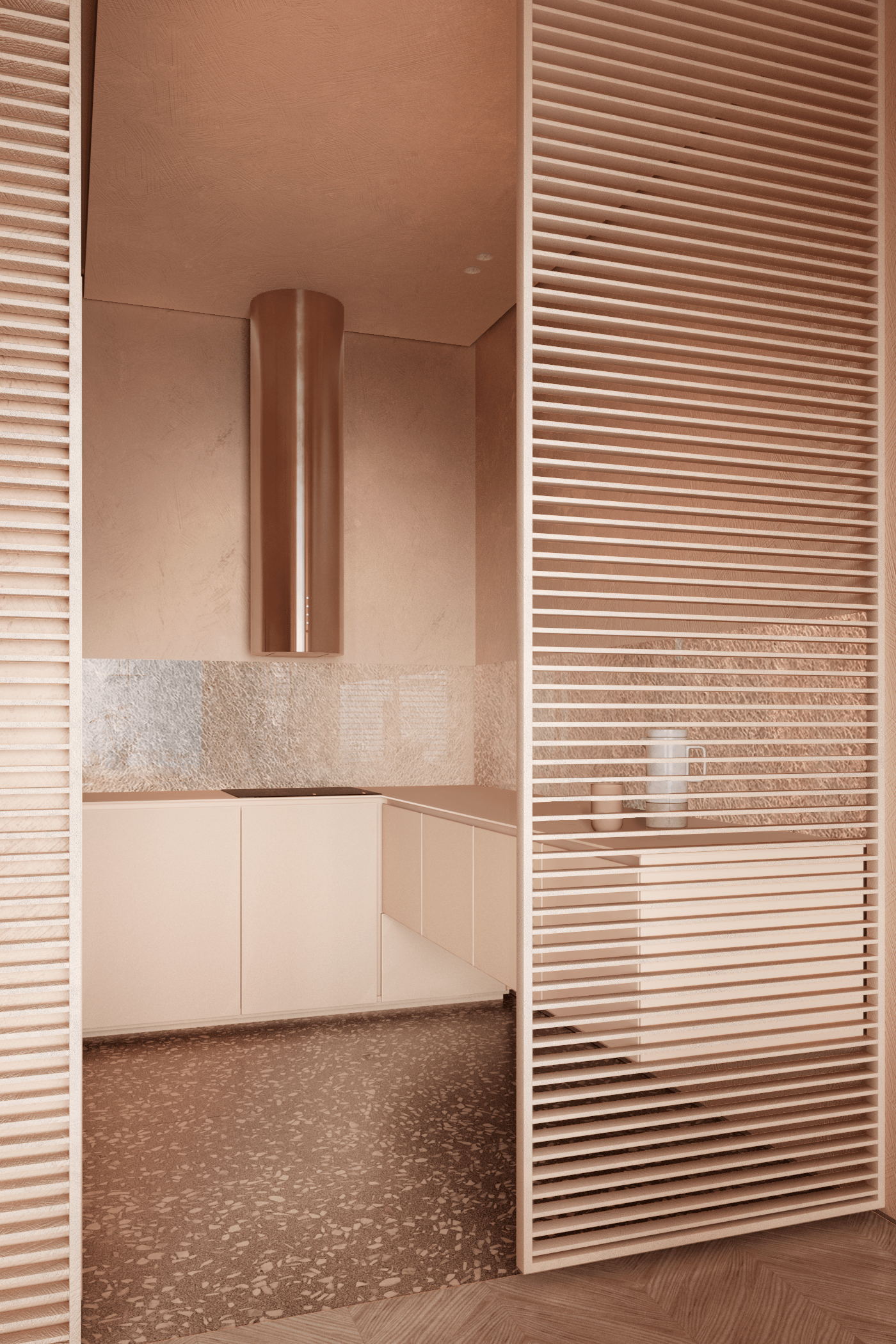 米色+黄铜色调 丰富的色调打造出不一样的居住空间-14