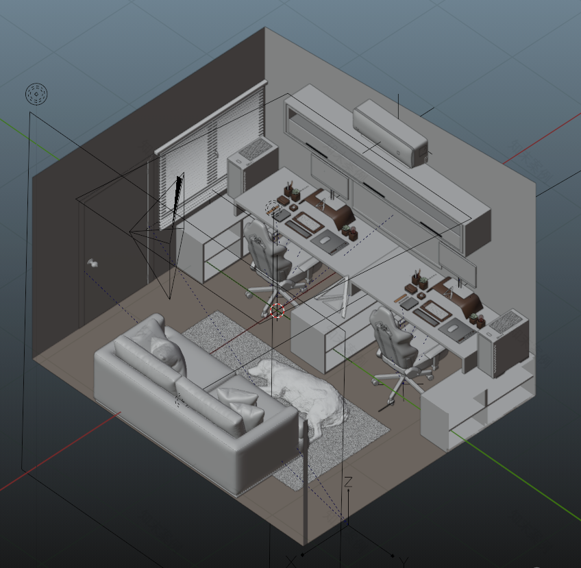 Modern Home Office / Studio-4