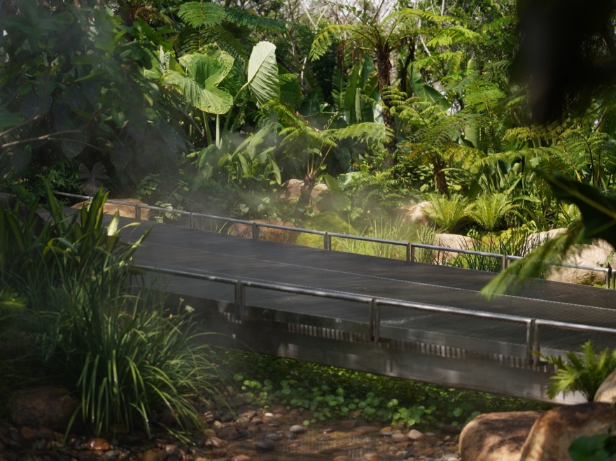 三亚海棠河生态公园阔叶浅溪段的花境生态营造丨中国三亚丨LOLA景观建筑设计事务所-49