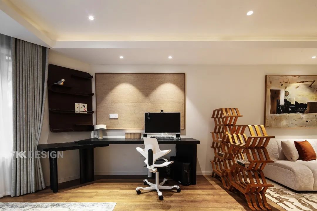 上海 145㎡美式双入户无主灯设计宅丨中国上海丨7KK DESIGN-24