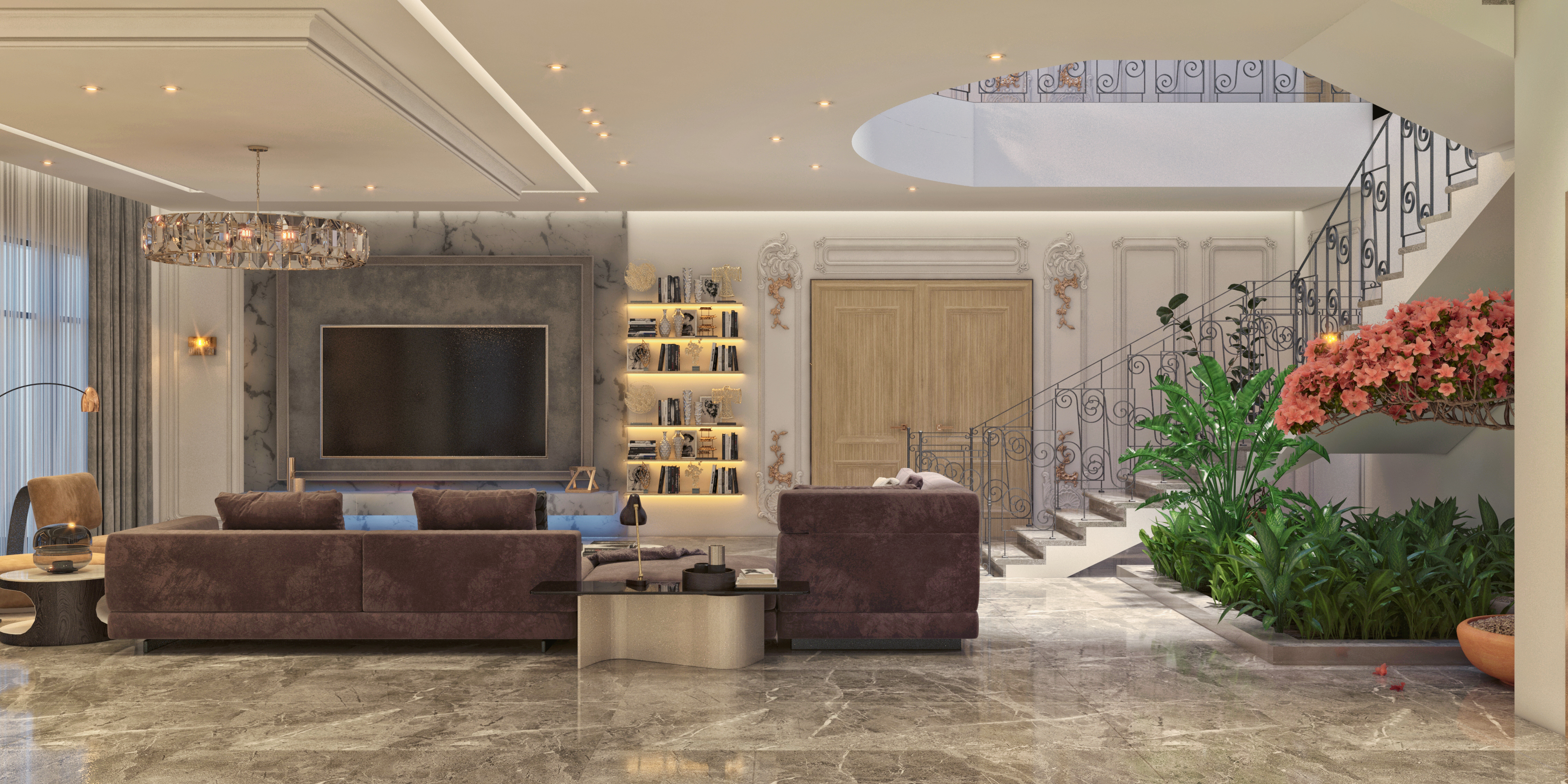 DUPLEX VILLA LIVING ZONE-6