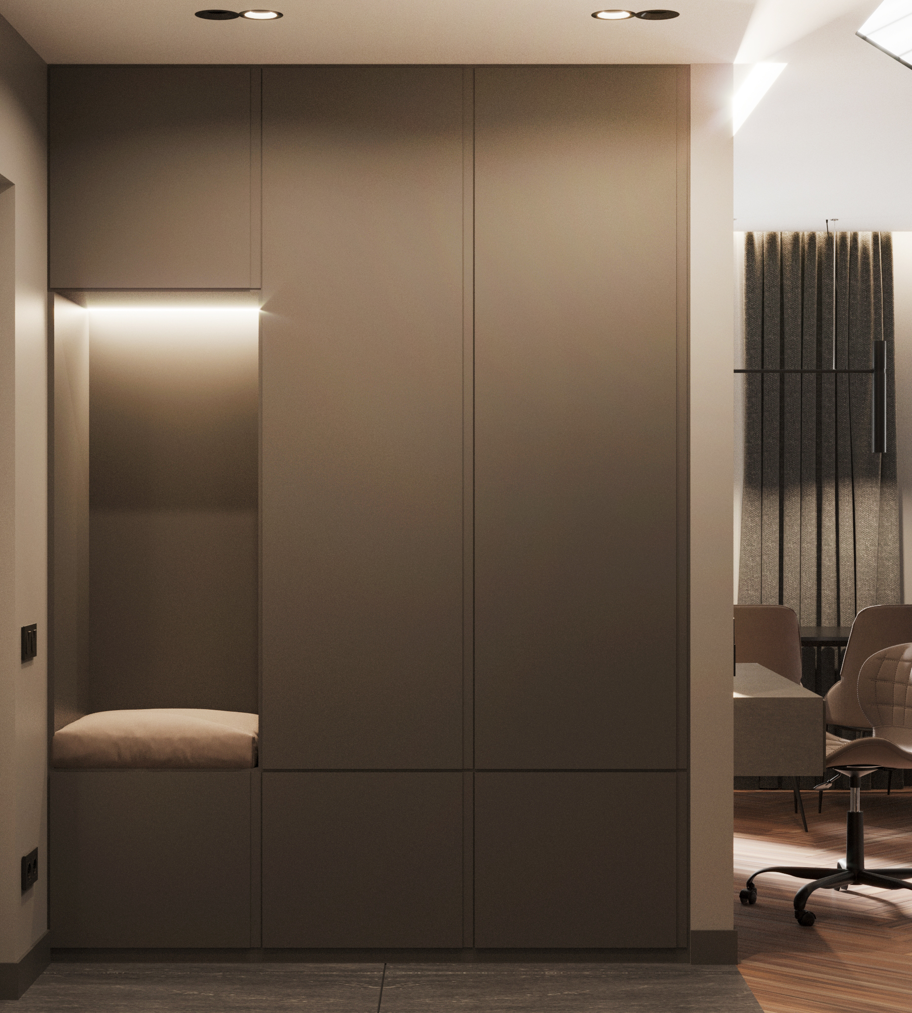 厨房客厅室内设计丨爱沙尼亚丨Vitalii Baskakov-8