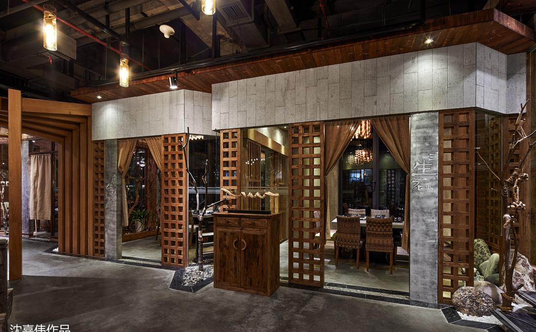 火锅店丨沈嘉伟设计作品—园里火锅-23