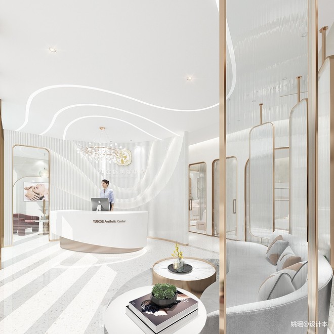 济南美容中心香格里拉店休闲空间177平米装修案例丨中国济南-11