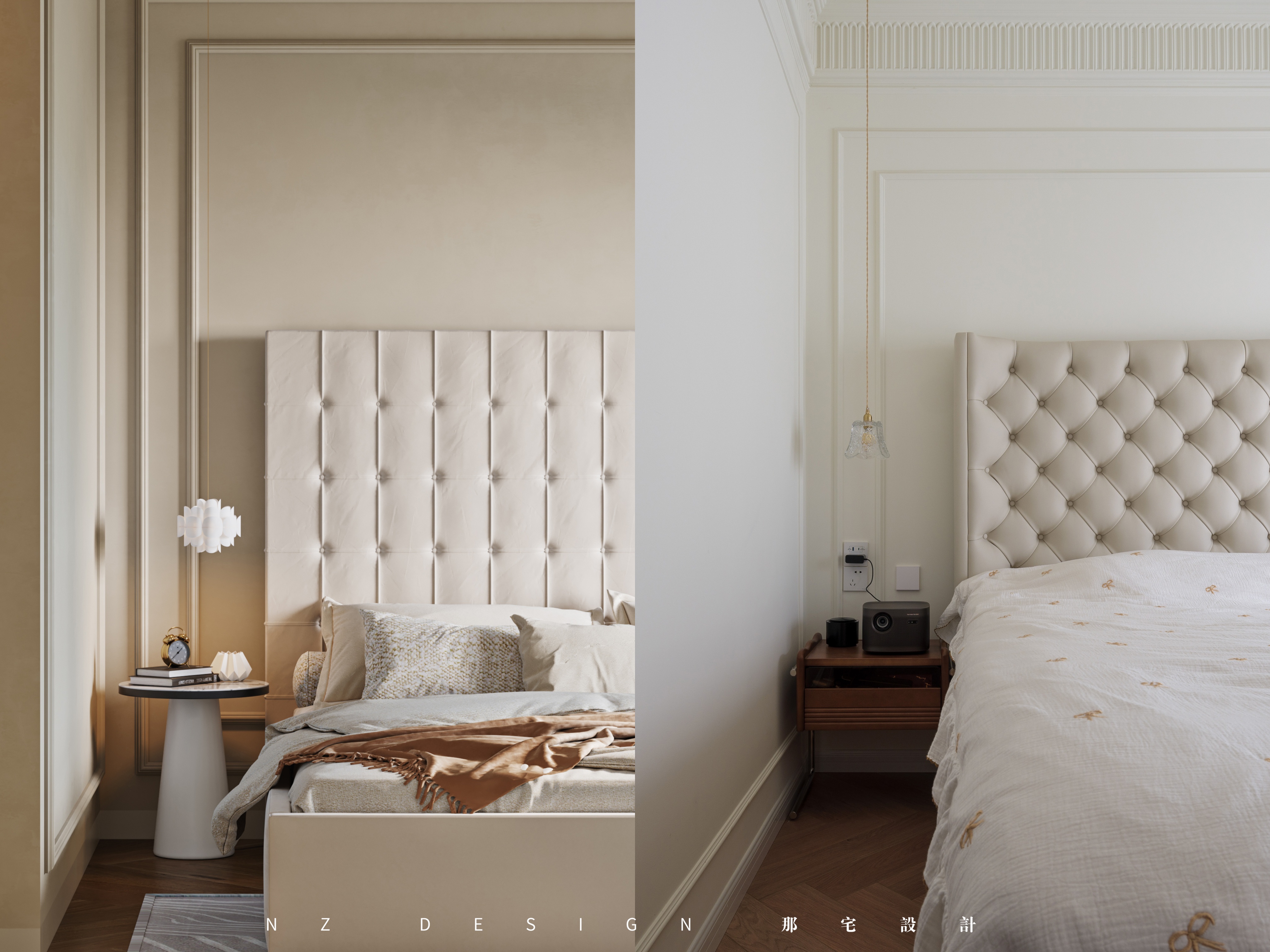 90后两人一猫的惬意法式奶油风丨中国深圳丨那宅设计事务所-96