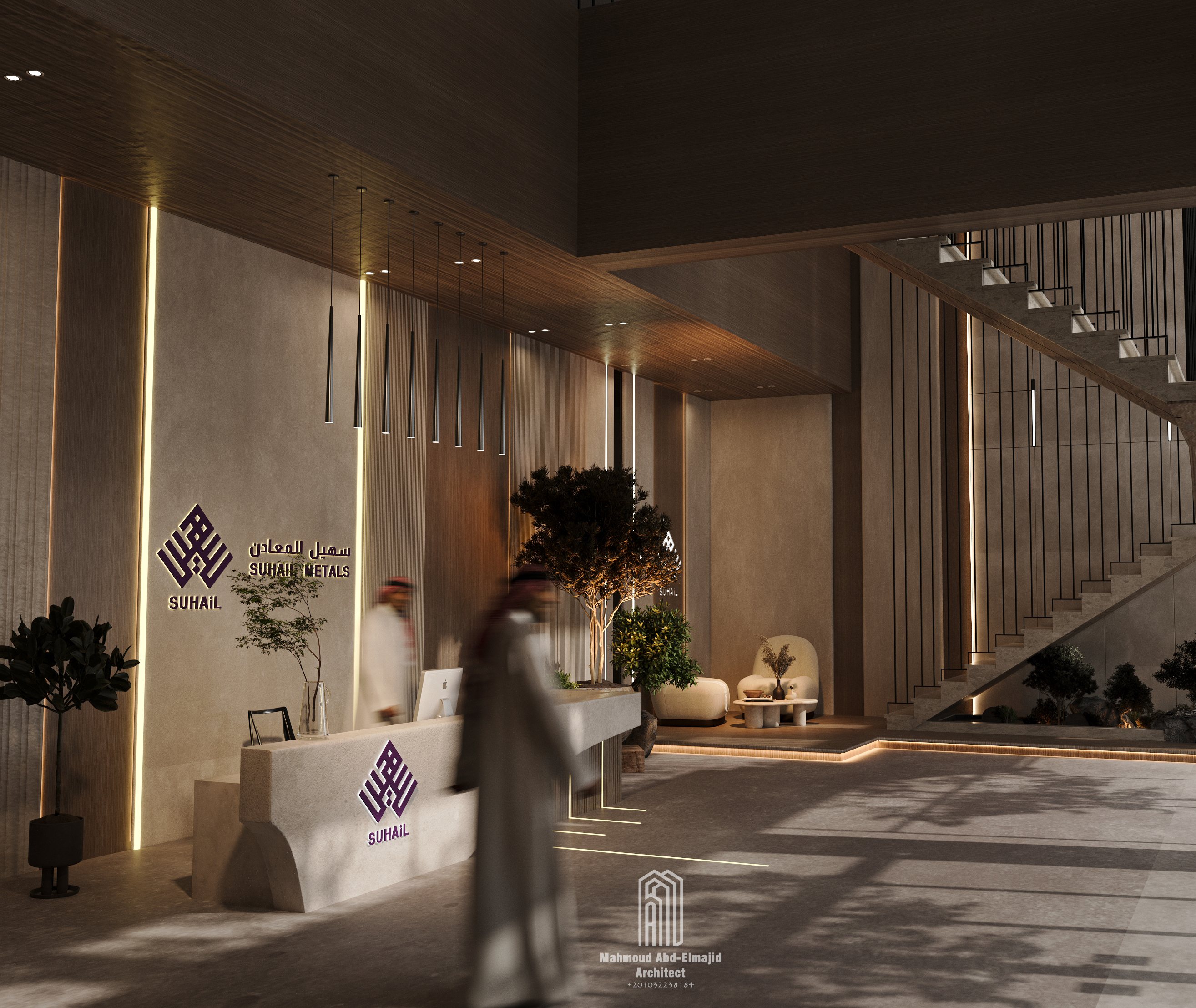 Suhail Metals Company总部接待区设计丨沙特阿拉伯-9