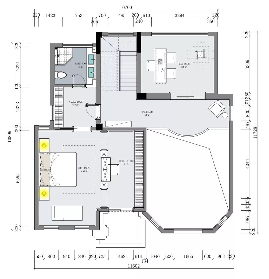 品承设计 || 公园壹号 || 美式轻奢 || 390m²-16