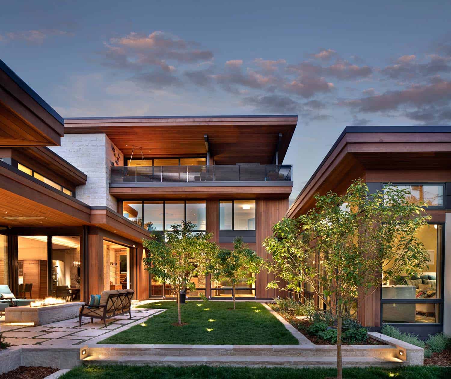 See inside this urban house built around an amazing courtyard in Denver-30