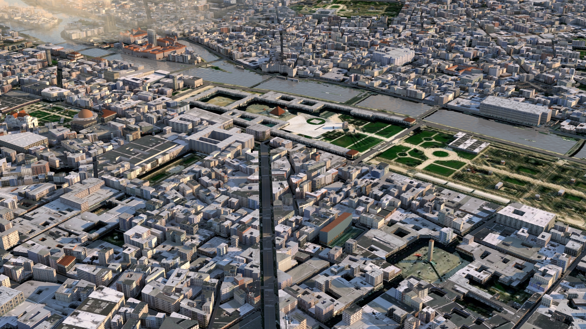 Paris City 2023 Lowpoly 3D 模型丨法国巴黎-24