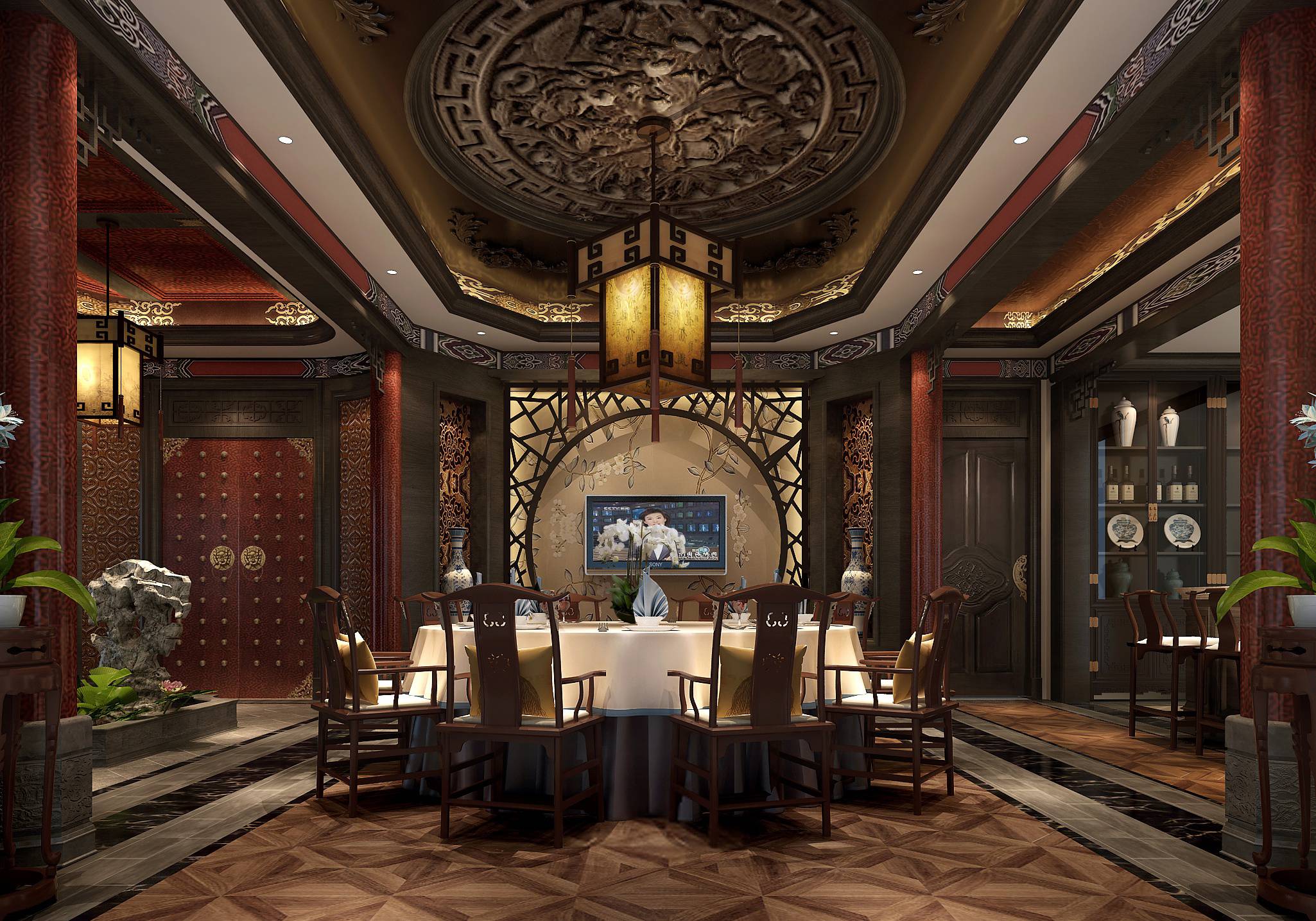 刘中辉丨泉州郭董传统中式风格别墅(方案设计-4