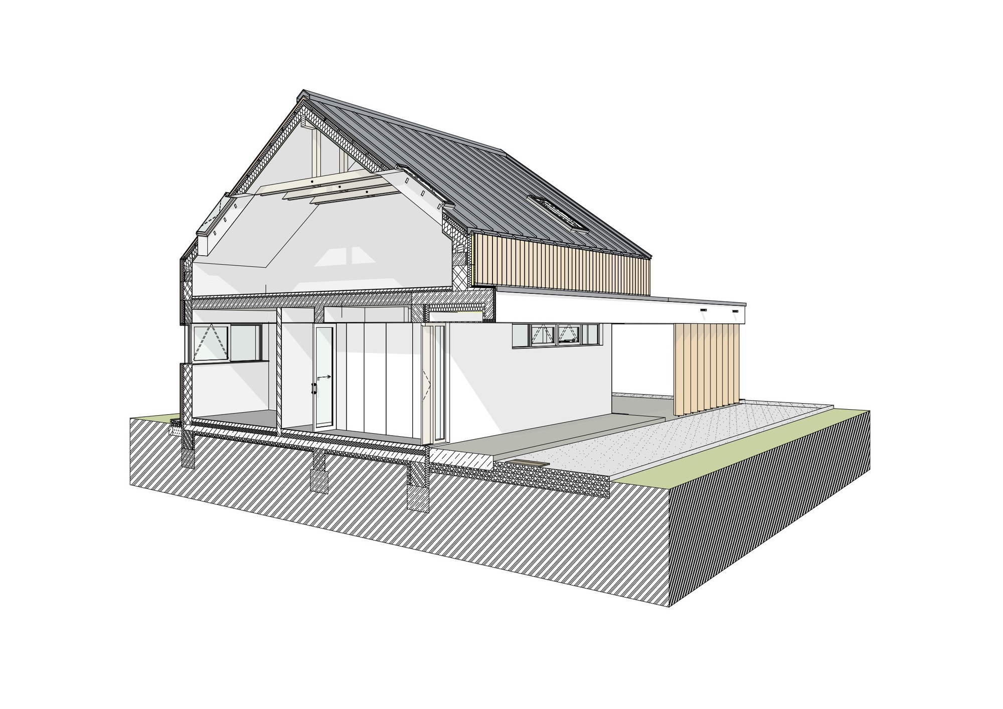 带有工作室的房子丨Slovak丨Monmar ateliér-46