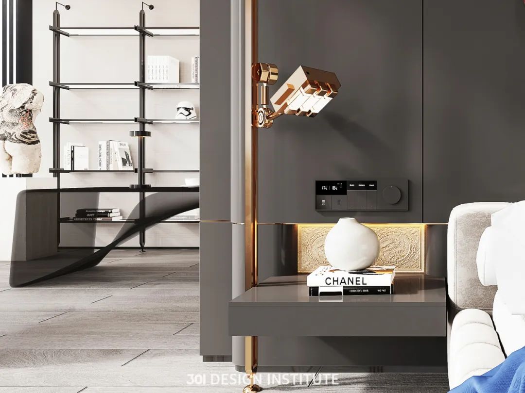 现代法式大平层丨中国广州丨301 设计研究所-36