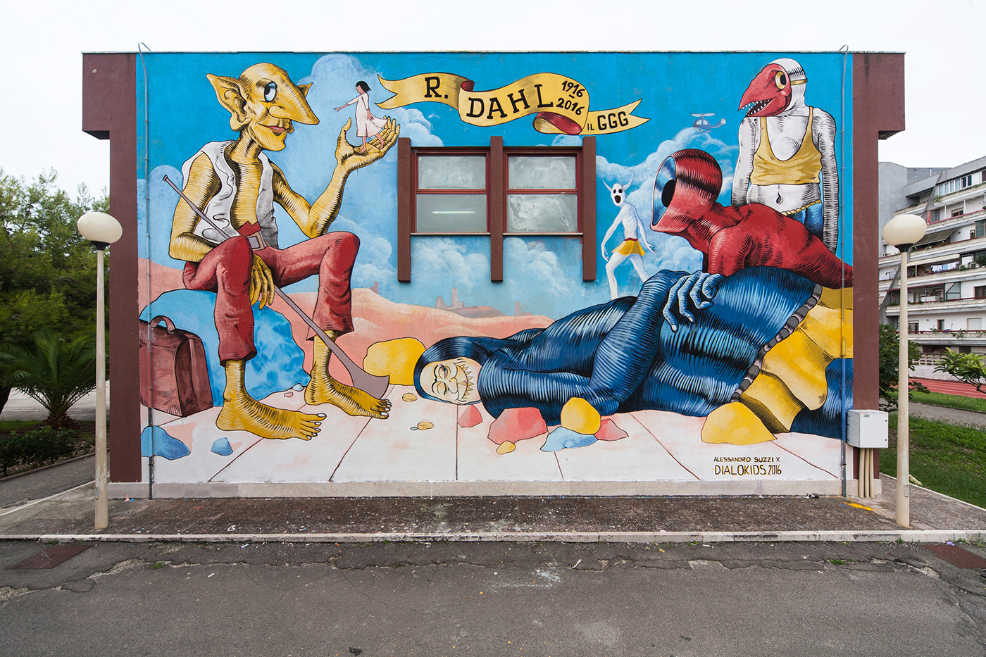 爱恋之神· Roald Dahl 百年纪念壁画-2