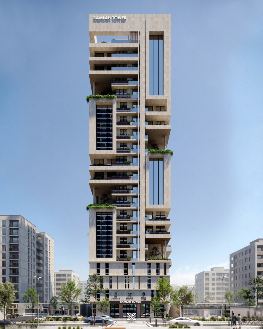 拉姆拉酒店塔楼丨沙特阿拉伯利雅得丨Line X-11