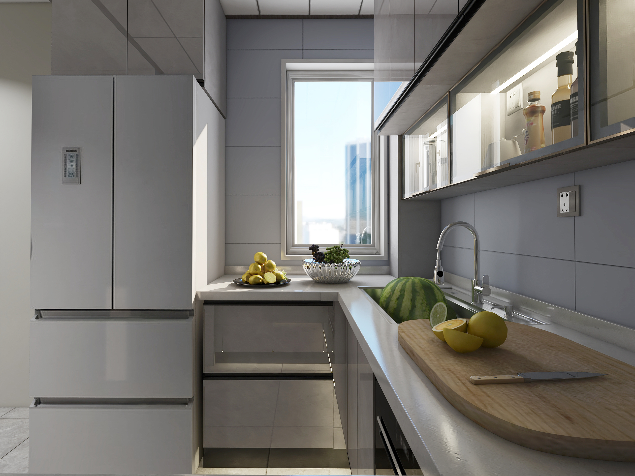 高级灰美学，同祥城-x 两室小卧室空间设计-14