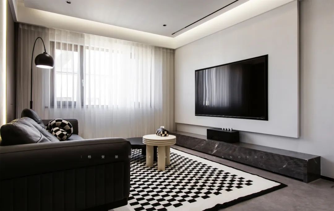 黑白灰的纯粹美学 · 常山桑园小区现代简约家居设计丨许亚彬-98