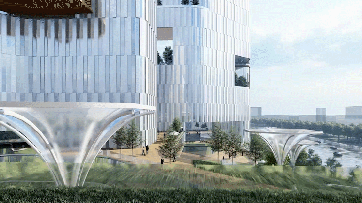 绍兴综合保税区商务配套中心设计项目丨中国绍兴丨浙江大学建筑设计研究院建筑四院-28