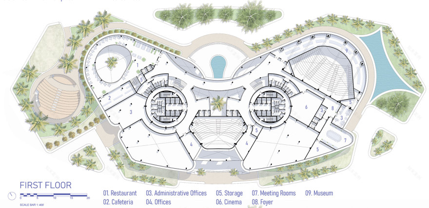 新行政首都广播电视塔建筑设计丨赫勒万大学美术学院建筑系-12