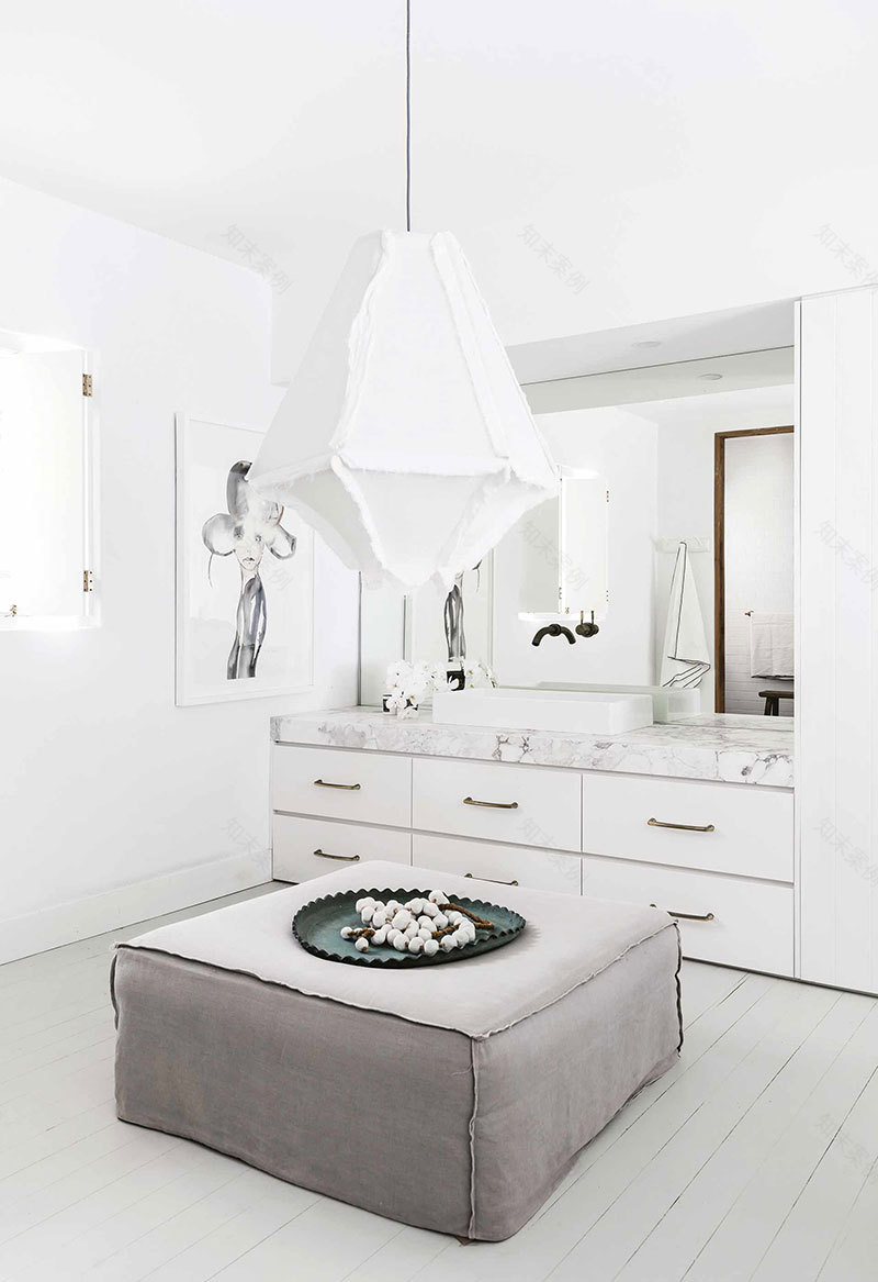 悉尼海滩大型家庭白色新年宅-11