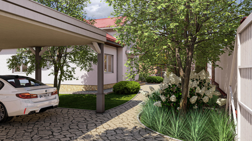 绿色绿洲中的一座温馨小屋-17